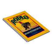 Carnet Étiquette Rodeo VegetableSalinas, CA (Côté Droit)