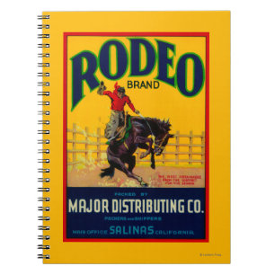 Carnet Étiquette Rodeo VegetableSalinas, CA