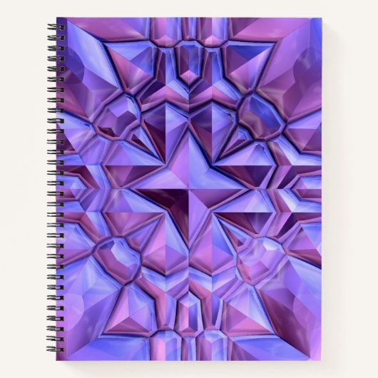 Carnet Étoile Abstraite (Devant)