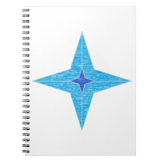 Carnet Étoile bleue (Devant)