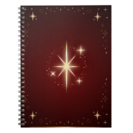 Carnet Étoile bordeaux