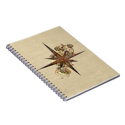 Carnet Étoile Compass Steampunk (Côté Droit)