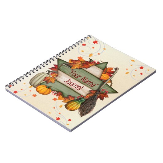 Carnet Étoile d'automne (Côté gauche)