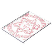 Carnet Étoile de David de Kabbalah (Côté gauche)