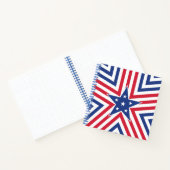 Carnet Étoile de la Liberté (Rayures) (Intérieur)