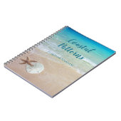 Carnet Étoile de mer Dollar de sable des mers tropicales (Côté gauche)