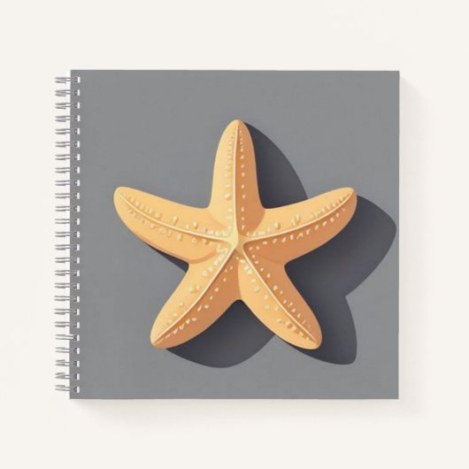Carnet Étoile de mer et son ombre (Devant)