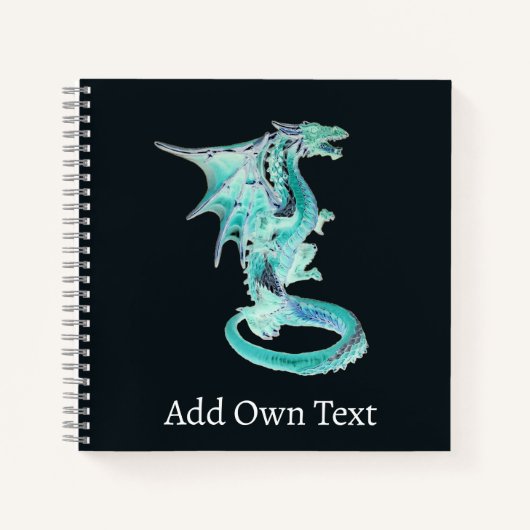 Carnet Étoile dérive Blue Dragon Couverture Magical Airbo (Devant)
