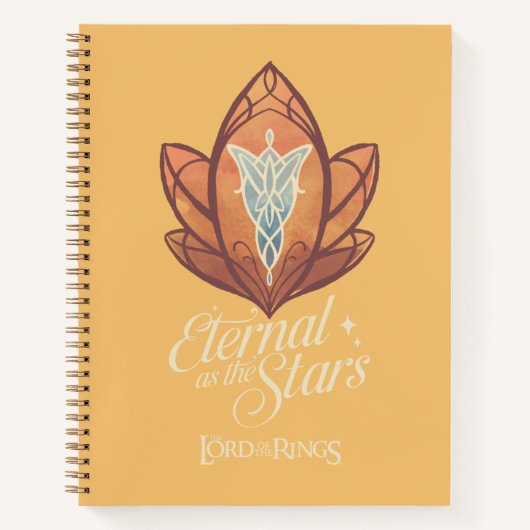 Carnet Étoile Éternelle comme les Étoiles Graphique (Devant)