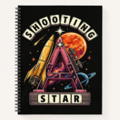 Carnet Etoile Filante Espace (Devant)
