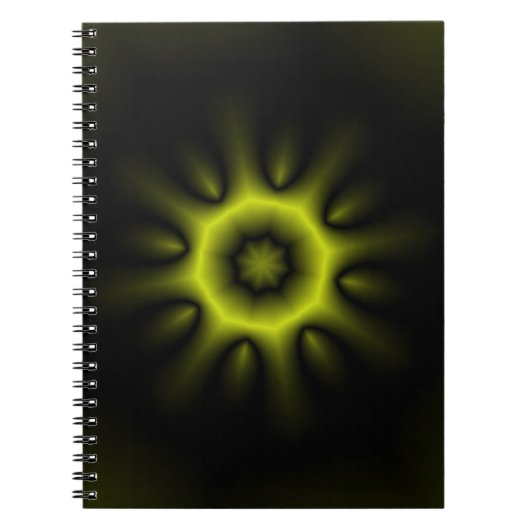Carnet Étoile jaune en éclat (Devant)