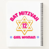 Carnet Étoile moderne bat mitzvah de David (Dos)