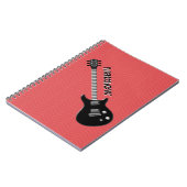 Carnet Étoile rock guitare (Côté gauche)
