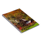 Carnet Étoile rouge en automne (Côté Droit)