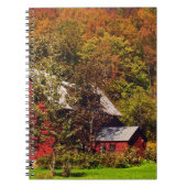 Carnet Étoile rouge en automne (Devant)
