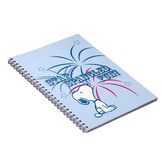 Carnet Étoile Snoopy Fun Spangé (Côté Droit)