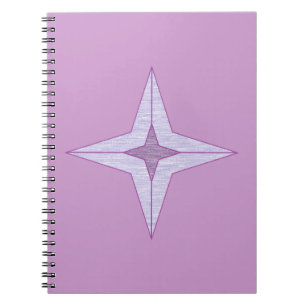 Carnet Étoile violette