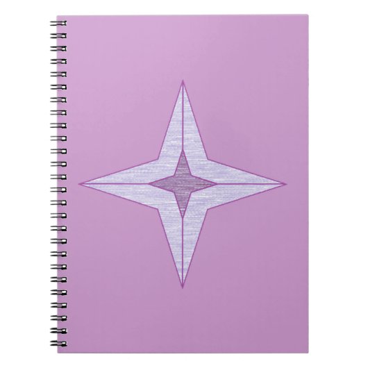 Carnet Étoile violette (Devant)