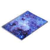 Carnet Étoiles à étincelles bleues (Côté gauche)