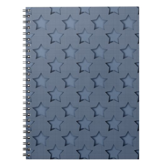 Carnet étoiles bleues (Devant)