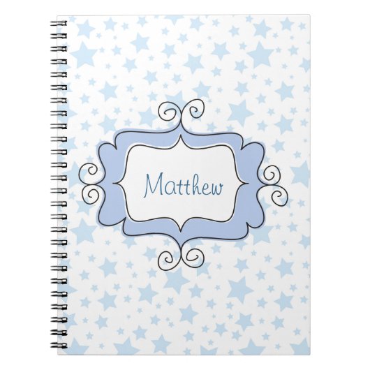 Carnet Étoiles bleues Extraordinaires (Devant)