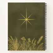 Carnet Étoiles célestes Décontracté Script personnalisé V (Dos)