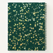 Carnet étoiles de couleur motif (Dos)