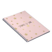 Carnet Étoiles en or rose (Côté Droit)