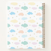 Carnet Étoiles et nuages Pastel (Dos)