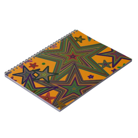 Carnet Étoiles Orange Green Party (Côté gauche)