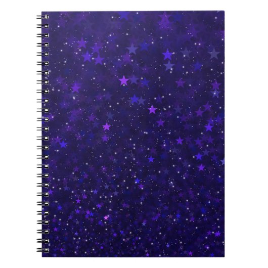 Carnet Étoiles pourpres de Bokeh (Devant)