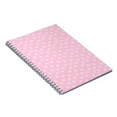 Carnet Étoiles roses simplement jetées (Côté Droit)