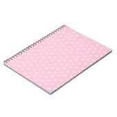 Carnet Étoiles roses simplement jetées (Côté gauche)