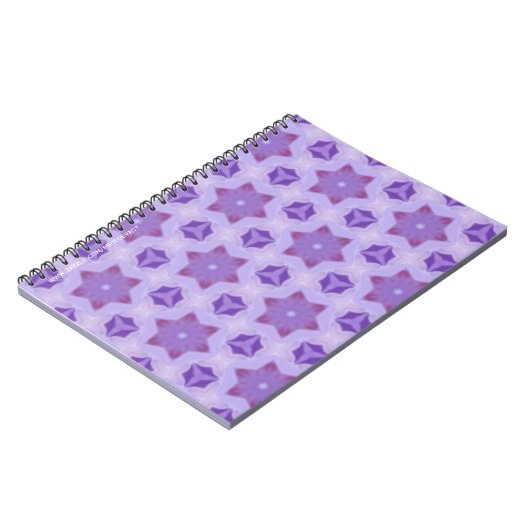 Carnet Étoiles violettes (Côté gauche)