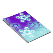 Carnet Étoiles violettes d'hiver (Côté Droit)