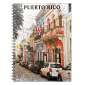 Carnet Étonnant Vintage voyage Porto Rico (Devant)