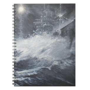 Carnet Étonné par bataille de Starshell Scharnhorst de