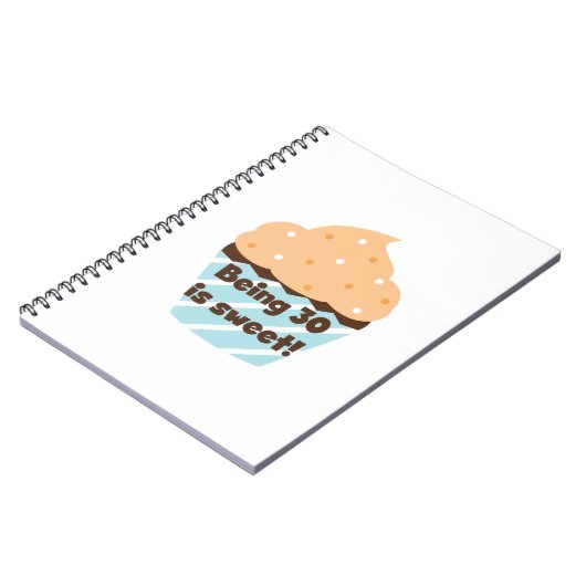 Carnet Etre 30 est Sweet T-shirts et cadeaux (Côté gauche)