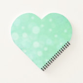 Carnet Être gentil | Mint vert et rose (Dos)