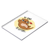 Carnet Être Gentil Otters Funny Otter Pun (Côté gauche)