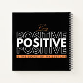 Carnet Être positif (Dos)