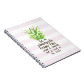 Carnet Être Un Ananas Inspirationnel Citation Typographie (Côté Droit)