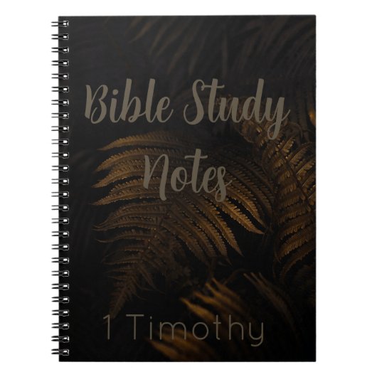 Carnet Étude biblique-1 Timothée (Devant)