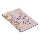 Carnet Étude biblique personnalisée Ajouter le nom et la (Côté Droit)