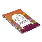 Carnet Étude biblique personnalisée Ajouter le nom et la  (Côté Droit)