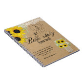 Carnet Étude biblique personnalisée Ajouter le nom et la  (Côté Droit)