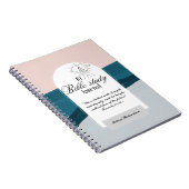 Carnet Étude biblique personnalisée Ajouter le nom et la  (Côté Droit)