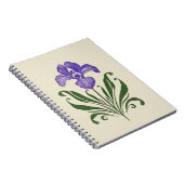 Carnet Étude botanique de l'Iris pourpre (Côté Droit)