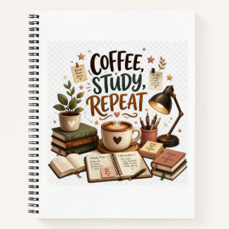 Carnet Étude de café Répéter Bureau d'étude cosy Amoureux
