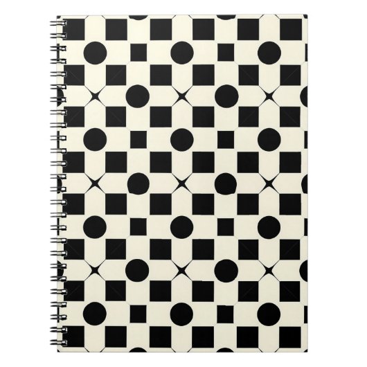 Carnet ⚫ Étude de conception de cercles géométriques et t (Devant)